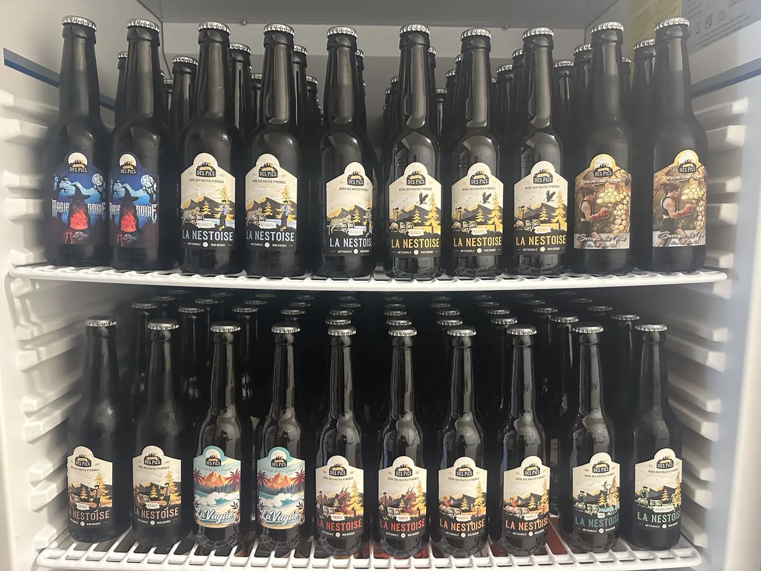 Les bières de la Brasserie des Pics proposées chez Ride & Beer